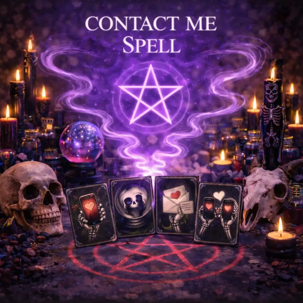 Contact me spell black magic